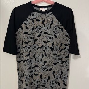 LuLaRoe Kids Short Sleeve Tee - Black and Gray